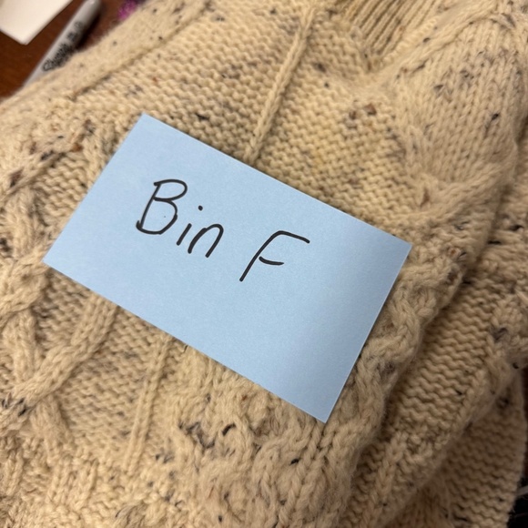 Aran Crafts Ireland Cream Wool Sweater Half Zip Cable Knit Size Large - Picture 2 of 9